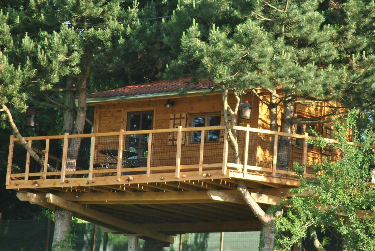 L'Etournelle - Cabane Perchee Chaussan Exterior foto